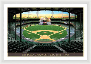 The Polo Grounds 1963 - Framed Print