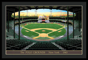 The Polo Grounds 1963 - Framed Print