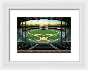 The Polo Grounds 1963 - Framed Print