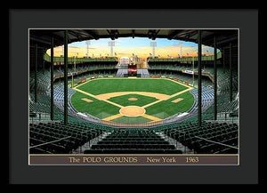 The Polo Grounds 1963 - Framed Print