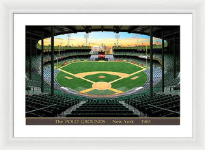 The Polo Grounds 1963 - Framed Print