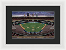 Load image into Gallery viewer, Three Rivers Stadium 1970 - Framed Print
