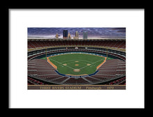 Load image into Gallery viewer, Three Rivers Stadium 1970 - Framed Print
