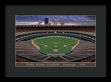 Load image into Gallery viewer, Three Rivers Stadium 1970 - Framed Print
