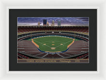 Load image into Gallery viewer, Three Rivers Stadium 1970 - Framed Print
