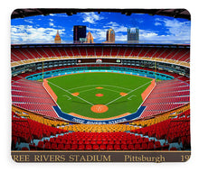 Load image into Gallery viewer, Three Rivers Stadium 1970 - Blanket
