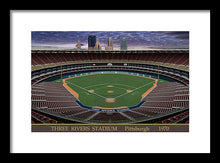 Load image into Gallery viewer, Three Rivers Stadium 1970 - Framed Print
