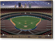 Load image into Gallery viewer, Three Rivers Stadium 1970 - Acrylic Print
