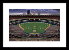 Load image into Gallery viewer, Three Rivers Stadium 1970 - Framed Print
