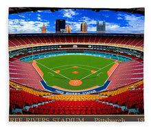 Load image into Gallery viewer, Three Rivers Stadium 1970 - Blanket
