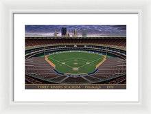 Load image into Gallery viewer, Three Rivers Stadium 1970 - Framed Print
