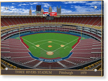 Load image into Gallery viewer, Three Rivers Stadium 1979 - Acrylic Print
