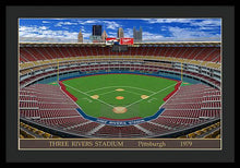 Load image into Gallery viewer, Three Rivers Stadium 1979 - Framed Print
