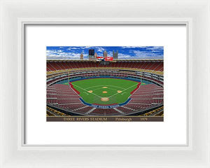 Three Rivers Stadium 1979 - Framed Print