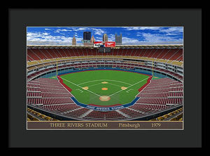 Three Rivers Stadium 1979 - Framed Print