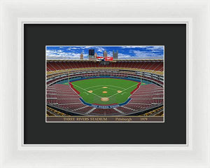 Three Rivers Stadium 1979 - Framed Print