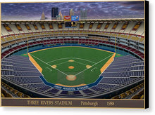 Load image into Gallery viewer, Three Rivers Stadium 1988 - Canvas Print
