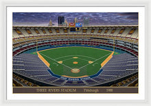 Load image into Gallery viewer, Three Rivers Stadium 1988 - Framed Print
