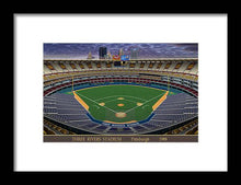 Load image into Gallery viewer, Three Rivers Stadium 1988 - Framed Print
