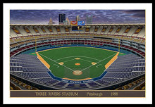 Load image into Gallery viewer, Three Rivers Stadium 1988 - Framed Print
