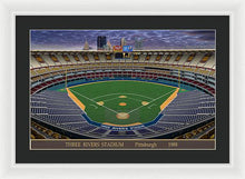 Load image into Gallery viewer, Three Rivers Stadium 1988 - Framed Print
