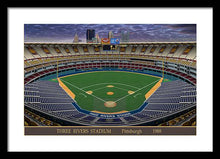 Load image into Gallery viewer, Three Rivers Stadium 1988 - Framed Print
