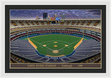 Load image into Gallery viewer, Three Rivers Stadium 1988 - Framed Print
