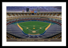 Load image into Gallery viewer, Three Rivers Stadium 1988 - Framed Print
