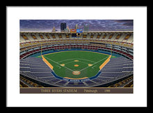 Load image into Gallery viewer, Three Rivers Stadium 1988 - Framed Print
