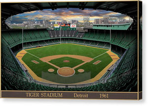 Tiger Stadium 1961 - Canvas Print