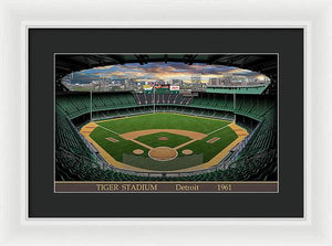 Tiger Stadium 1961 - Framed Print