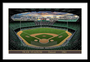 Tiger Stadium 1961 - Framed Print