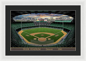 Tiger Stadium 1961 - Framed Print