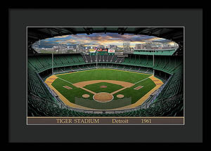 Tiger Stadium 1961 - Framed Print