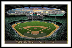 Tiger Stadium 1961 - Framed Print