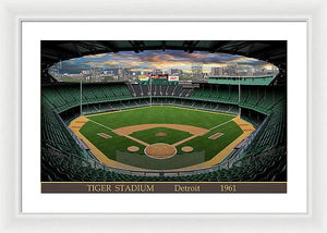 Tiger Stadium 1961 - Framed Print