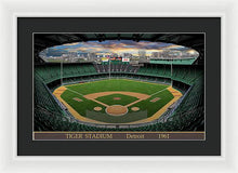 Load image into Gallery viewer, Tiger Stadium 1961 - Framed Print
