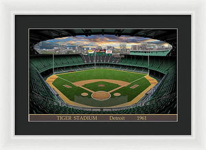 Tiger Stadium 1961 - Framed Print