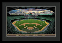 Load image into Gallery viewer, Tiger Stadium 1961 - Framed Print
