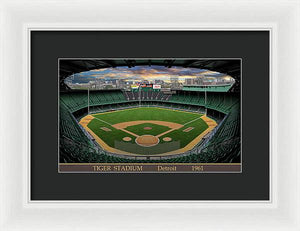 Tiger Stadium 1961 - Framed Print