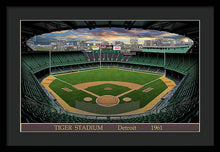 Load image into Gallery viewer, Tiger Stadium 1961 - Framed Print
