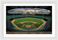 Load image into Gallery viewer, Tiger Stadium 1961 - Framed Print
