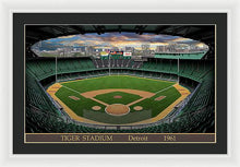 Load image into Gallery viewer, Tiger Stadium 1961 - Framed Print
