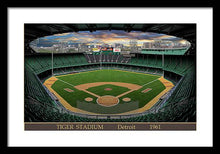 Load image into Gallery viewer, Tiger Stadium 1961 - Framed Print
