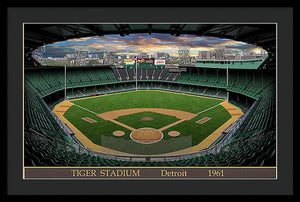 Tiger Stadium 1961 - Framed Print