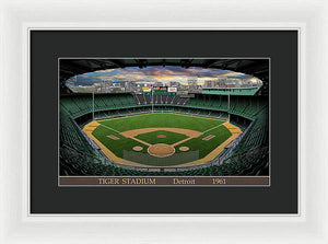 Tiger Stadium 1961 - Framed Print