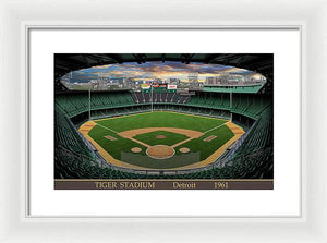 Tiger Stadium 1961 - Framed Print