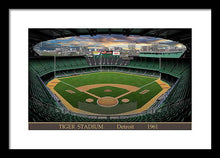 Load image into Gallery viewer, Tiger Stadium 1961 - Framed Print
