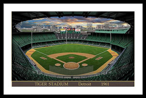 Tiger Stadium 1961 - Framed Print