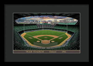 Tiger Stadium 1961 - Framed Print